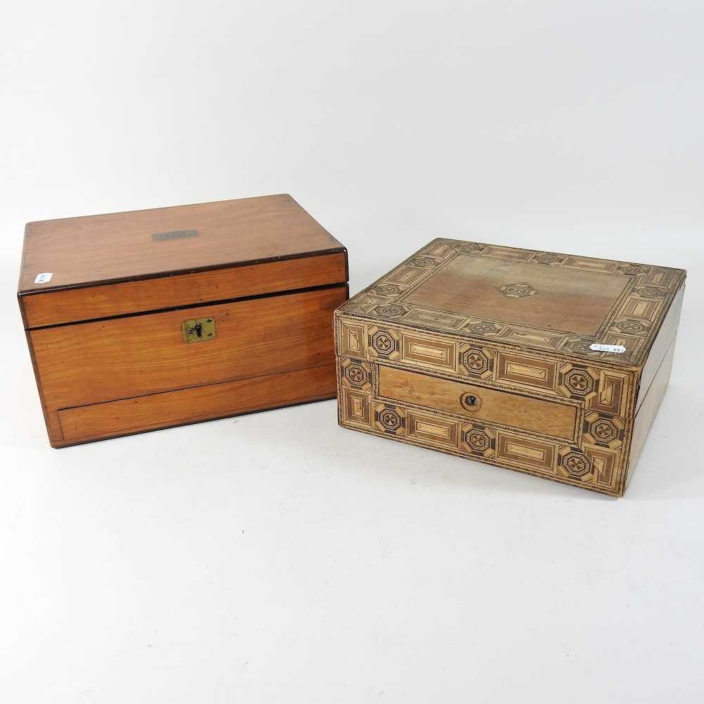 A 19th century satinwood dressing case - Image 2 of 9