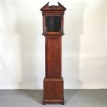 An 19th century longcase clock case
