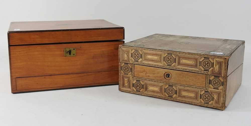 A 19th century satinwood dressing case - Image 3 of 9