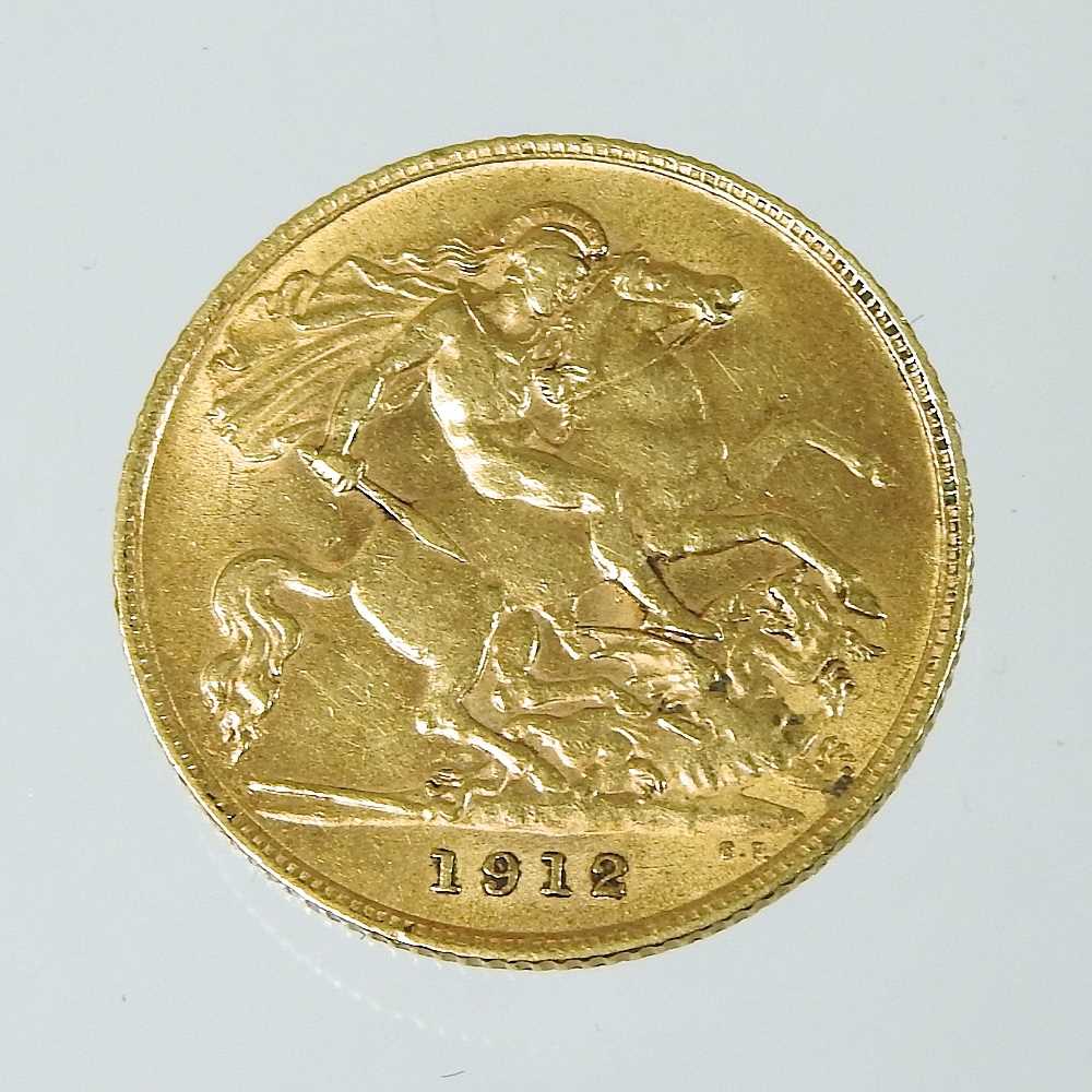 A George V half sovereign