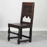 An 18th century side chair
