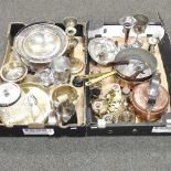 A collection of silver plate
