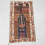 A Turkish kelim prayer rug