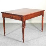 A 19th century dining table