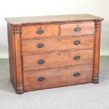 A George III oak chest