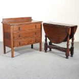 A 1920's oak chest