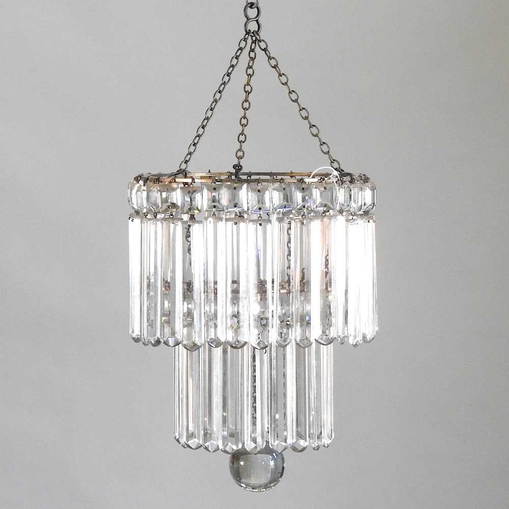 An early 20th century chandelier