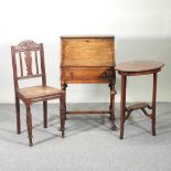 An oak bureau