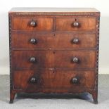 A 19th century mahogany chest