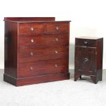 An Edwardian mahogany chest