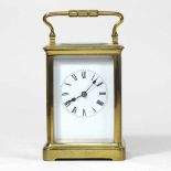 A mid 20th century brass cased carriage clock