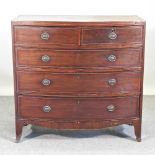 A 19th century mahogany chest