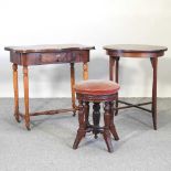 An Edwardian occasional table
