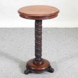 A Victorian mahogany occasional table