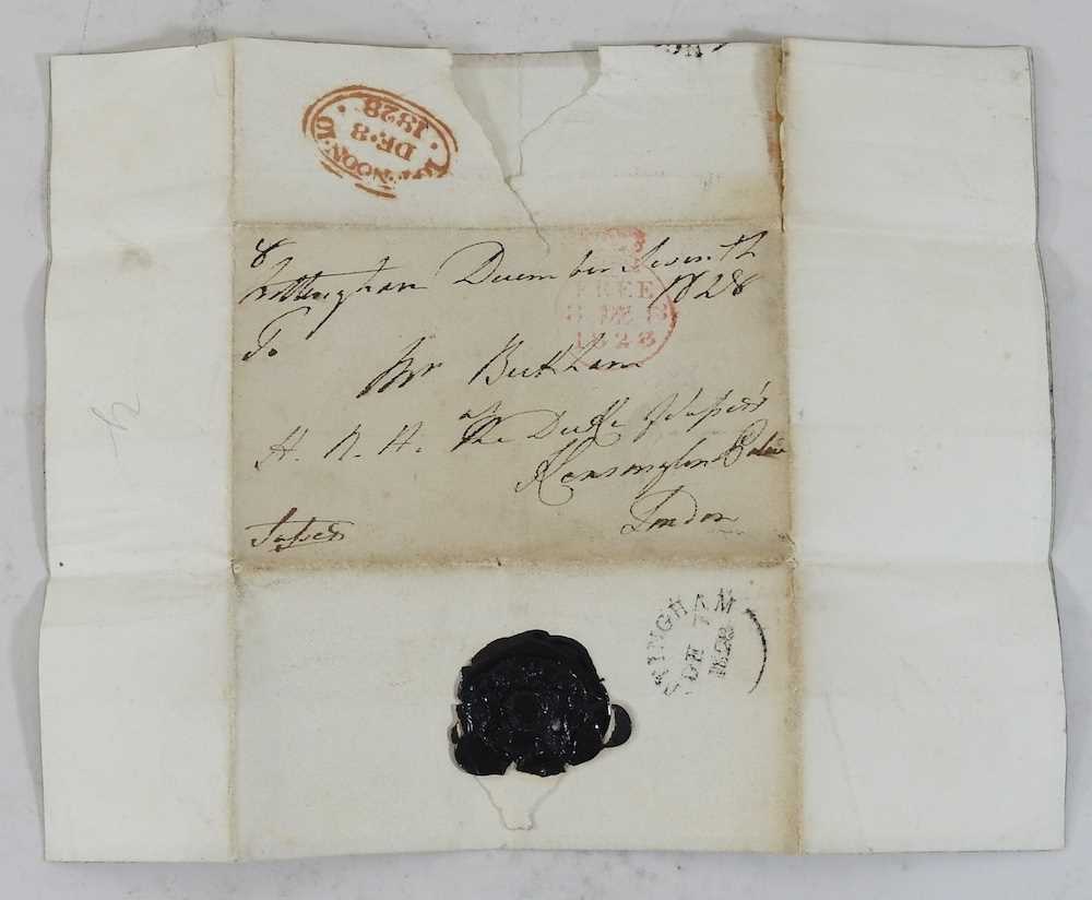 A signed letter from Prince Augustus Frederick - Image 5 of 10