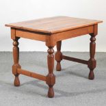 A fruitwood table