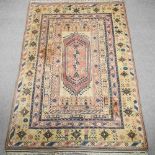 A Persian woollen rug
