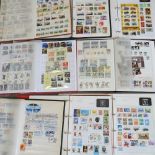 A large collection of stamps
