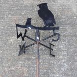 A metal weather vane