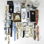 A collection of wristwatches