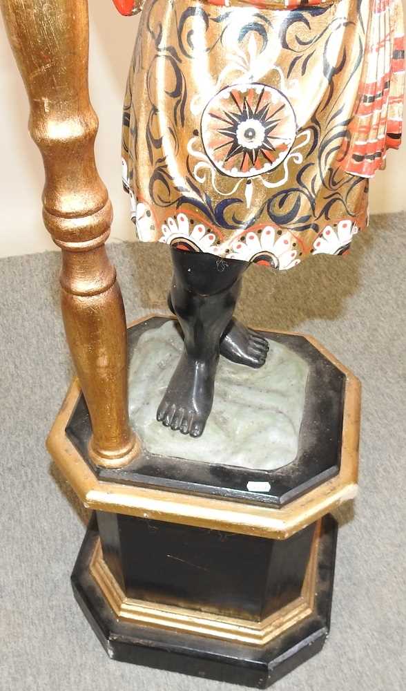 A large figural lamp - Image 3 of 5