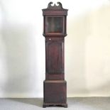 A George III oak clock case