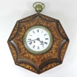 A 19th century wall clock