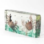 A Murano glass aquarium block