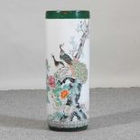 A Chinese porcelain stick stand