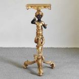 A Venetian style figural stand