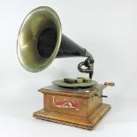 An early 20th century gramophone