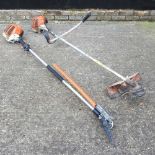 A Stihl long arm hedge trimmer