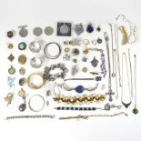 A collection of costume jewellery