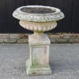 A garden urn