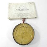 A Victorian patent and wax seal