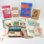 A collection of ephemera