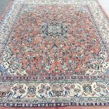 An antique Persian carpet