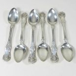 A set of Victorian silver teaspoons