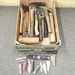 A collection of hand tools