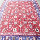 A Tabriz Persian carpet