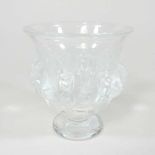 A Lalique crystal vase