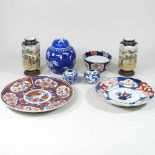 A small collection of oriental porcelain