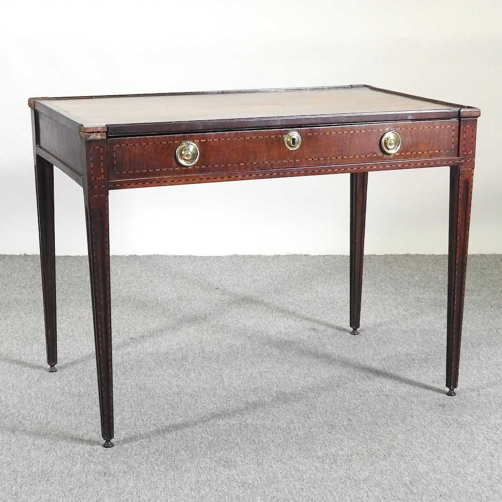 A George III oak and mahogany silver table - Image 15 of 15