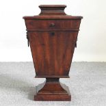 A 19th century mahogany cellarette