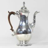 A George III silver coffee pot