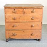 An antique pine chest