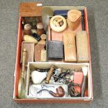 A collection of coins and boxes