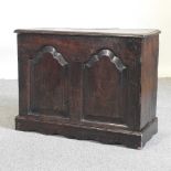 An 19th century oak box