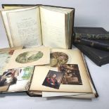 A collection of Victorian albums