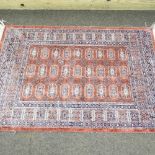 A small silk rug